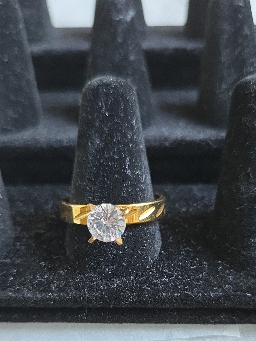 High Quality Gold Plated, Stainless Steel, Wedding Ring